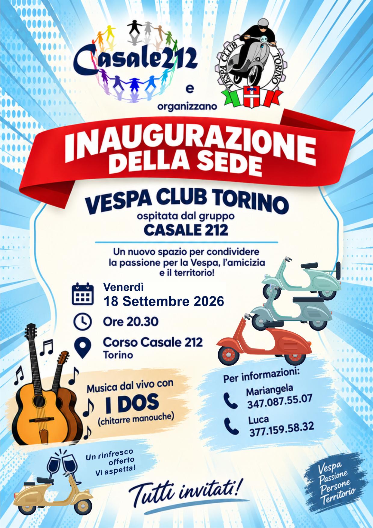 Inaugurazione sede Vespa Club Torino